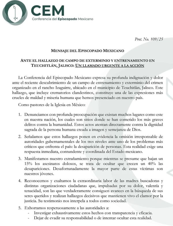 ¡DUELE MUCHÍSIMO! - *PONEN EN EVIDENCIA OMISIÓN DE AUTORIDADES *IGLESIA CATÓLICA