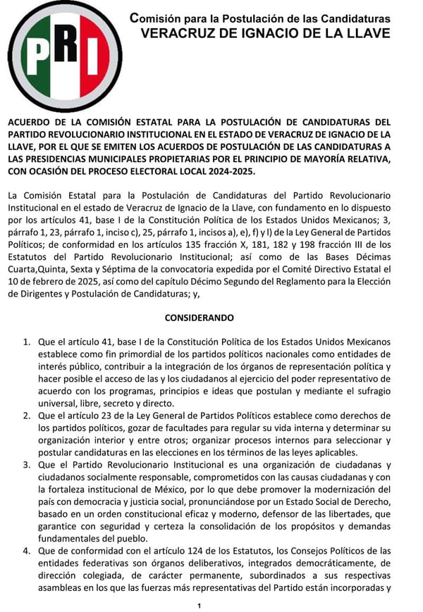 ¡PRI YA TIENE CANDIDATOS! - ÁNDALE