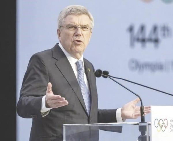 ¡SE VA BACH DEL COI EN PAZ PORQUE DIO TODO AL OLIMPISMO!