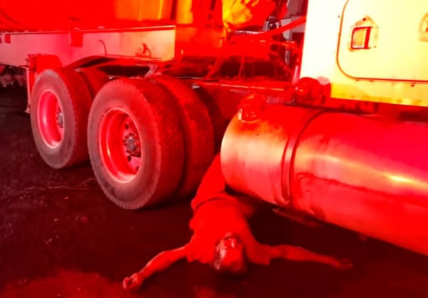 ¡LOCALIZAN HOMBRE MUERTO ENTRE LAS LLANTAS Y EL TANQUE DE TRÁILER!