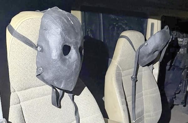 ¡ASEGURAN VEHÍCULOS Y MÁSCARAS BLINDADAS!