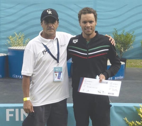 ¡LLEGA NADADOR OLÍMPICO DANIEL DELGADILLO A VERACRUZ!