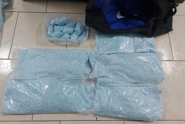 ¡CAE 49% LA INCAUTACIÓN DE FENTANILO EN LOS EU!