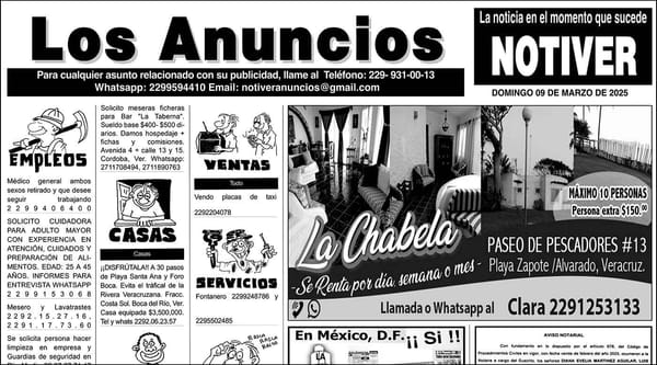...LOS ANUNCIOS, AVISOS Y DEMÁS! - DOMINGO, 9 DE MARZO 2025