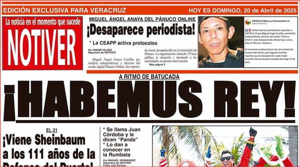 LA PORTADA - DOMINGO 20 DE ABRIL 2025