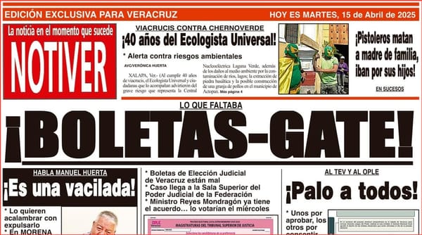 LA PORTADA - MARTES 15 DE ABRIL 2025