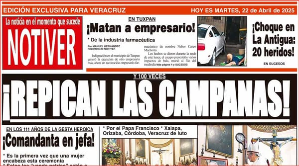 LA PORTADA - MARTES 22 DE ABRIL 2025