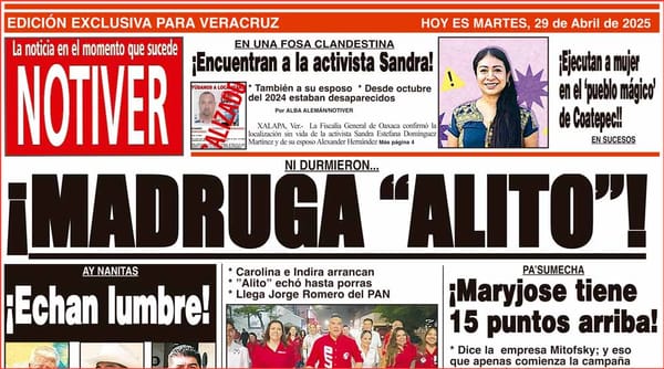 LA PORTADA - MARTES 29 DE ABRIL 2025