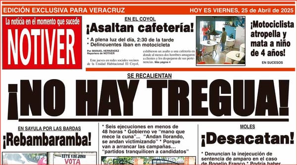 LA PORTADA - VIERNES 25 DE ABRIL 2025
