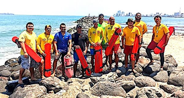 ¡SIMULACROS DE RESCATE EN PLAYAS!