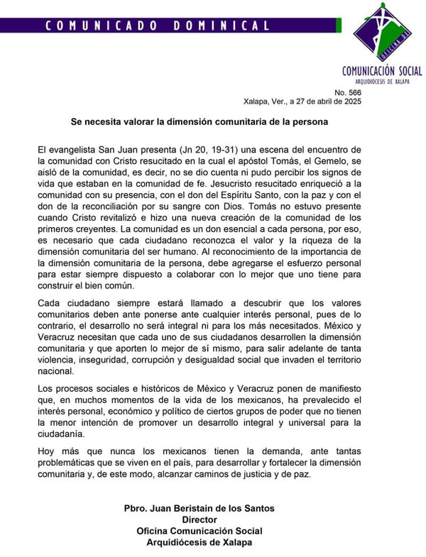 ¡ALERTA LA IGLESIA!