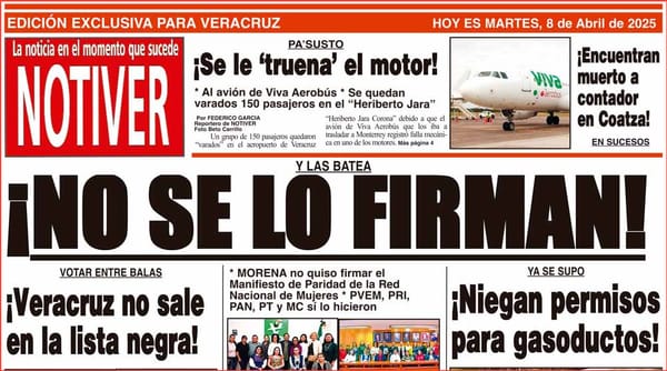 LA PORTADA - MARTES 8 DE ABRIL 2025
