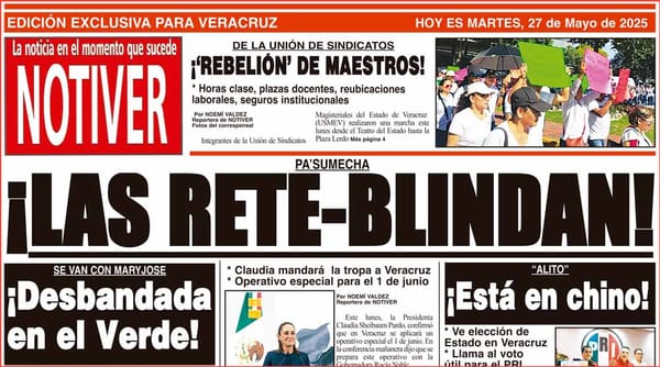 LA PORTADA - MARTES 27 DE MAYO 2025