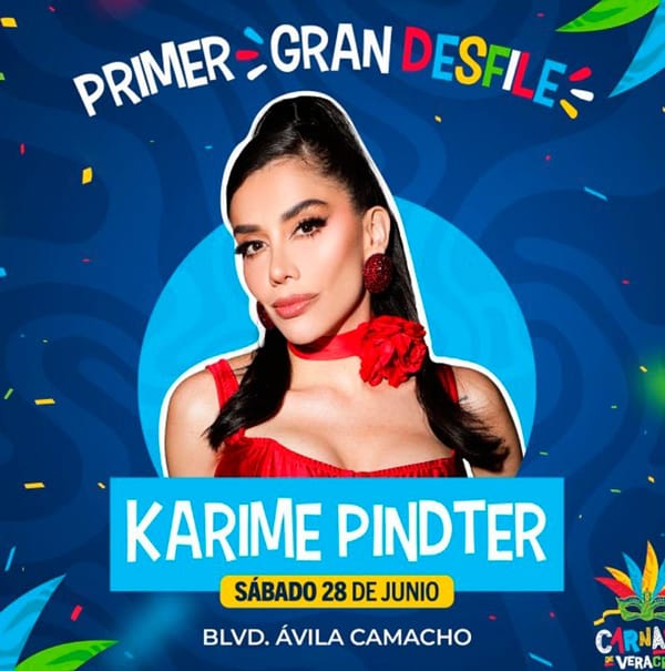 ¡VIENE KARIME PINDTER AL CARNAVAL!