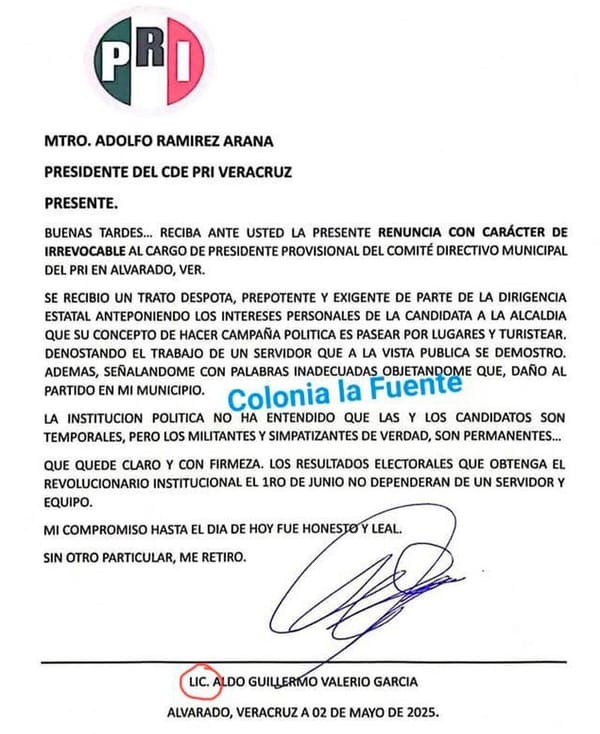 ¡DELEGADA NACIONAL DEL PRI LOS REMUEVE!