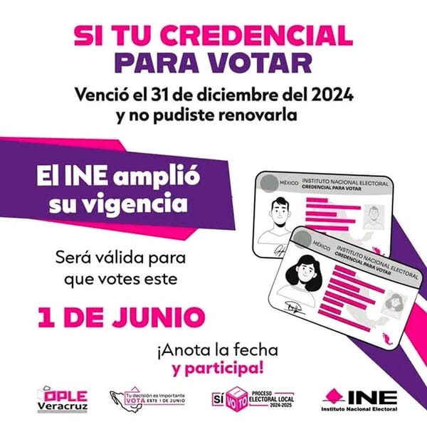 ¡PUEDEN VOTAR, AUNQUE NO HAYAN RENOVADO SU INE!