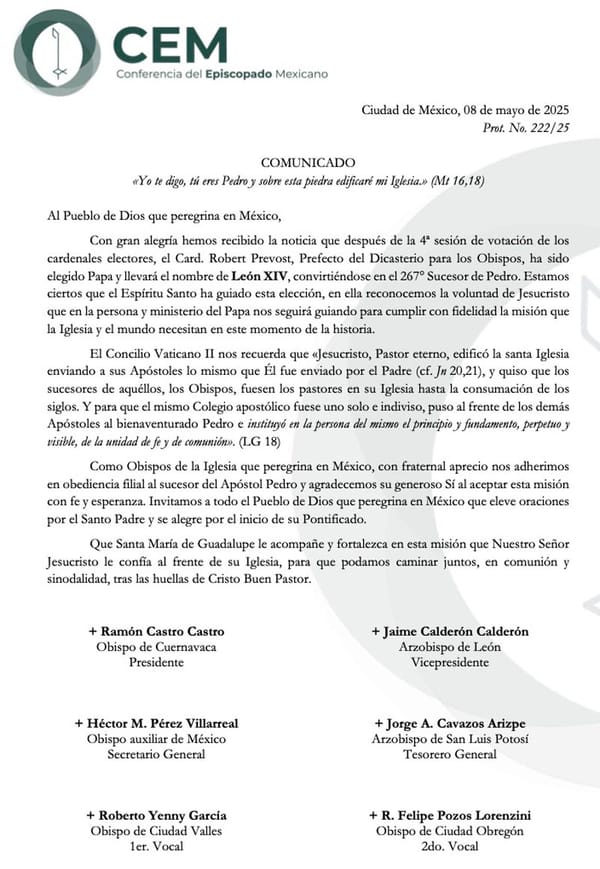 ¡TOCAN REPIQUES! - POR LEÓN XIV