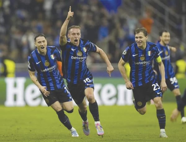 ¡PARTIDO DE LOCOS!!..INTER ECHA AL BARCELONA!