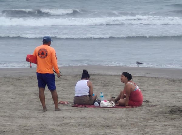 ¡JOVENCITA POBLANA CASI MUERE AHOGADA EN PLAYA SANTA ANA!