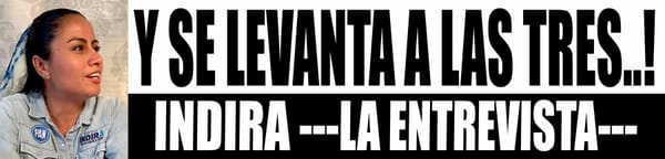 "LA GENTE AGRADECE QUE LE HABLES CON LA VERDAD" - INDIRA ---LA ENTREVISTA---