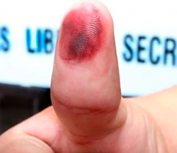 ¡DOS PULGARES CON TINTA! - ÁNDALE