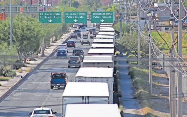 ¡SUBEN 33% ENVÍOS A EU POR JUÁREZ!