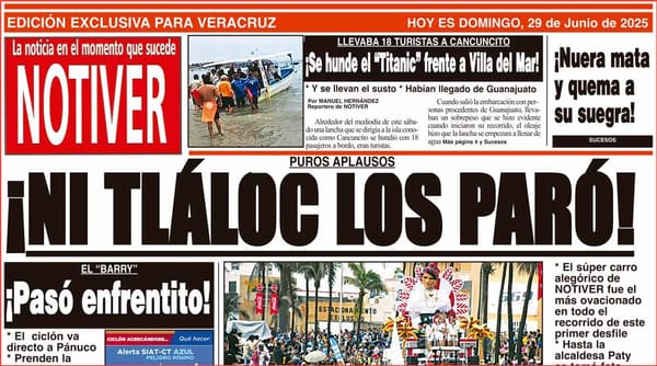 LA PORTADA - DOMINGO 29 DE JUNIO 2025