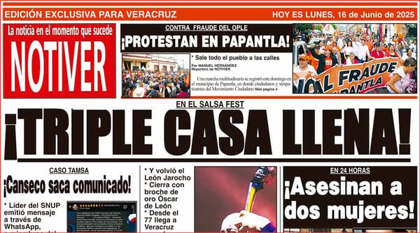 LA PORTADA - LUNES 16 DE JUNIO 2025