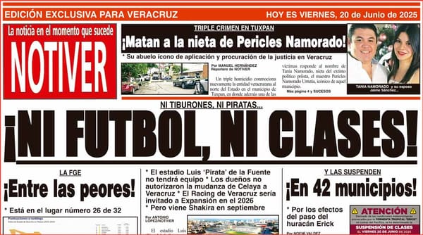 LA PORTADA - VIERNES 20 DE JUNIO 2025