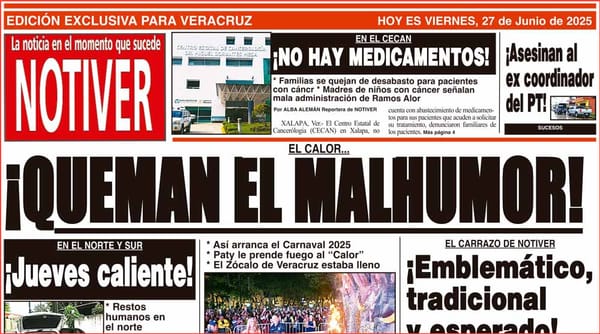 LA PORTADA - VIERNES 27 DE JUNIO 2025