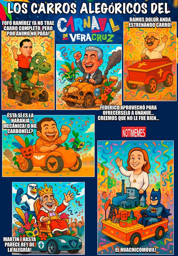 NOTI-MEMES | - LOS CARROS ALEGÓRICOS DEL CARNAVAL DE VERACRUZ!