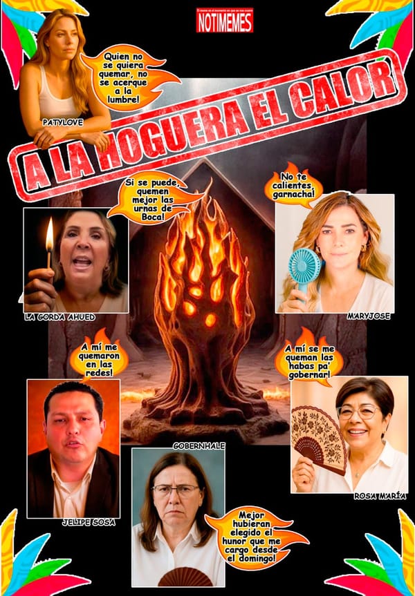 NOTI-MEME | - A LA HOGUERA EL CALOR