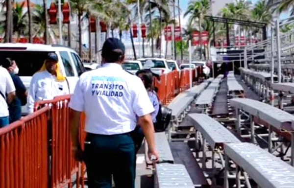 ¡OPERATIVO VIAL POR LAS GRADAS!