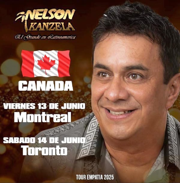 ¡NELSON KANZELA LLENA EN CANADÁ! - Primer artista de cumbia que lo hace