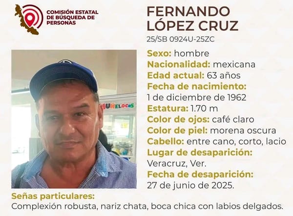 ¡DESAPARECIÓ FERNANDO LÓPEZ!