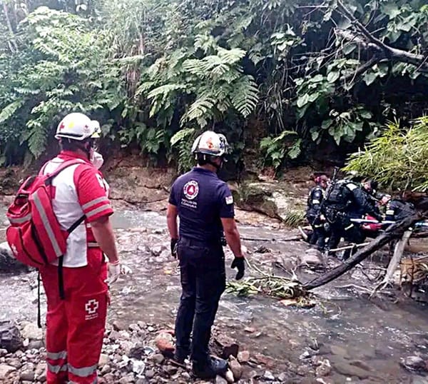 ¡SE TIRÓ CLAVADO EN UN BARRANCO PARA ESCAPAR DE LA POLICÍA!