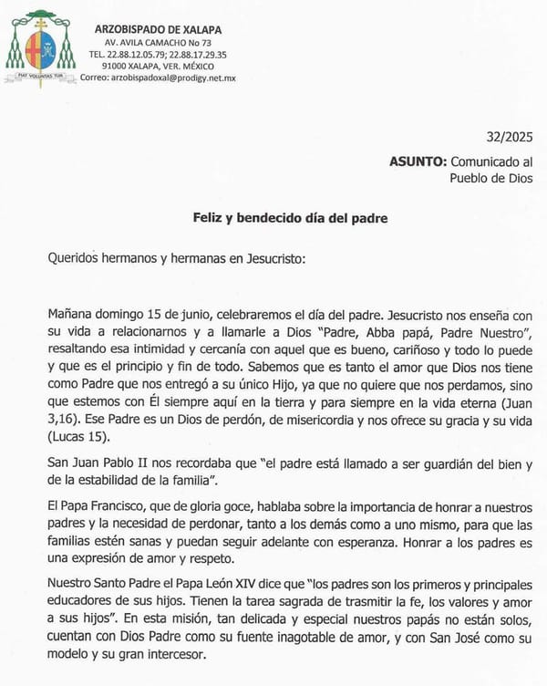 ¡REZAN POR LOS PAPÁS! - IGLESIA CATÓLICA