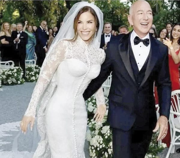 ¡SE CASAN BEZOS Y SÁNCHEZ EN LUJOSA BODA EN VENECIA!