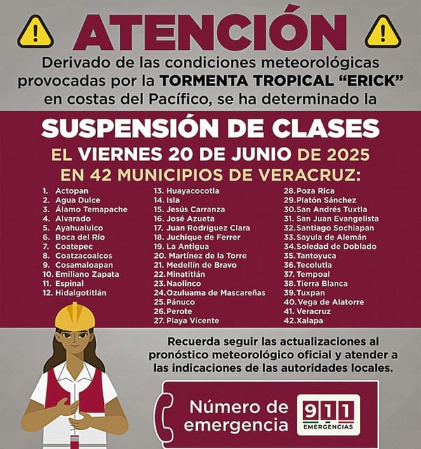 ¡EN 42 MUNICIPIOS! - Y LAS SUSPENDEN