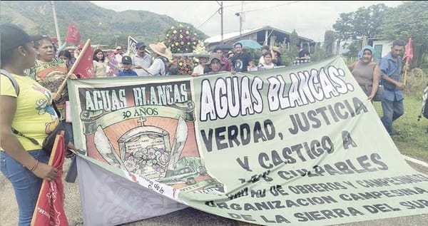 ¡QUIEREN JUSTICIA POR LA MASACRE DE AGUAS BLANCAS!