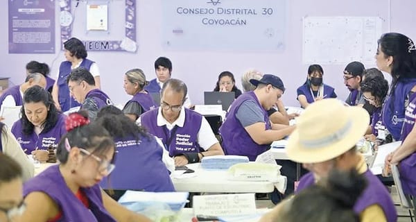¡TERMINA CÓMPUTO DE ELECCIÓN JUDICIAL EN LA CDMX!