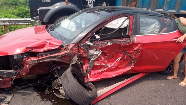 ¡TRES LESIONADOS DEJÓ TRANCAZO CARRETERRO!