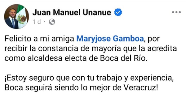 ¡Y UNÁNUE FELICITÓ A MARYJOSE, ALCALDESA ELECTA DE BOCA! - TRAS RECIBIR LA CONSTANCIA DE MAYORÍA