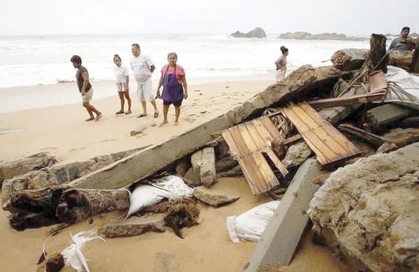 ¡DESCRIBEN A 'ERICK' EN OAXACA 'COMO UN MINI TSUNAMI'!