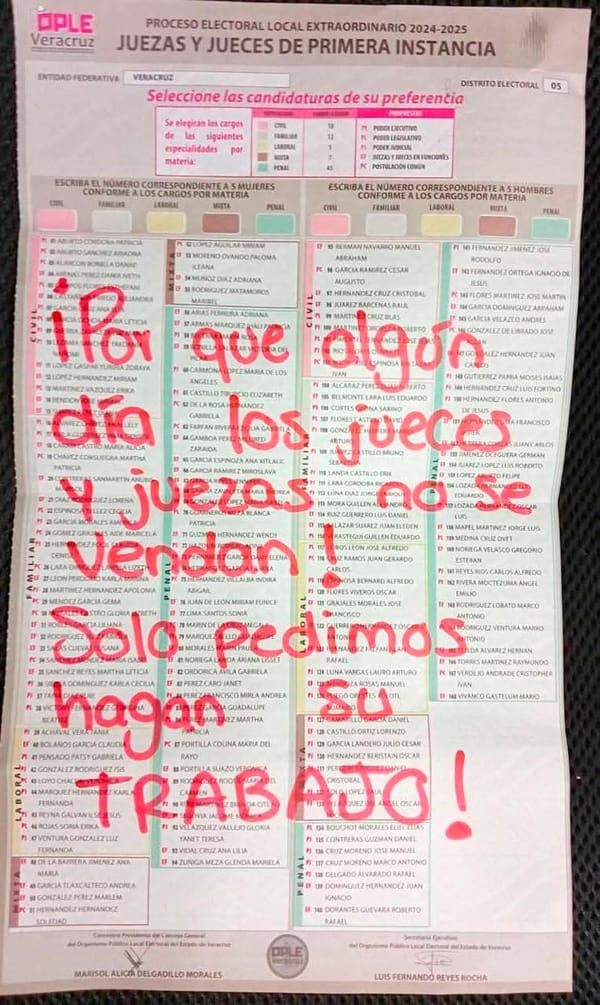 ¡EN PROTESTA MARCAN BOLETAS ELECTORALES!