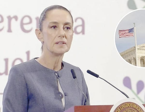 ¡RECHAZA SHEINBAUM FALLO DE CORTE DE EUA SOBRE ARMAS EN MÉXICO!