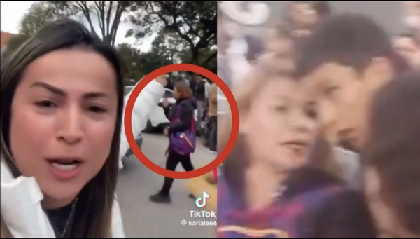 CASO MIGUEL URIBE: GRABAN A MUJER CONVERSANDO CON EL AGRESOR