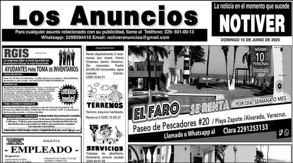 ...LOS ANUNCIOS, AVISOS Y DEMÁS! - DOMINGO, 15 DE JUNIO 2025