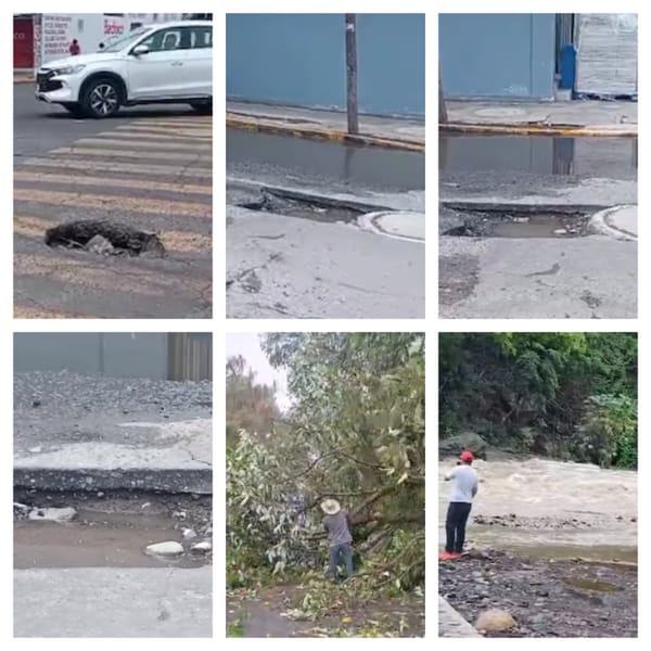 ¡POCAS AFECTACIONES POR LAS LLUVIAS!