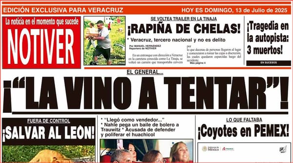 LA PORTADA - DOMINGO 13 DE JULIO 2025